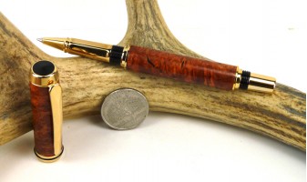 Amboyna Burl Jr Gentleman Rollerball Pen