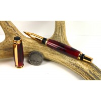 Burgundy Marble Jr Gentleman Rollerball Pen