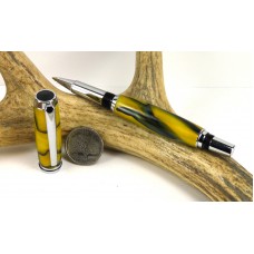 Yellow Black Swirl Jr Gentleman Rollerball Pen