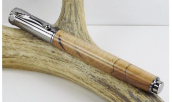 Spalted Maple Zen Rollerball Pen