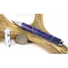 Blue Purple Swirl Zen Rollerball Pen