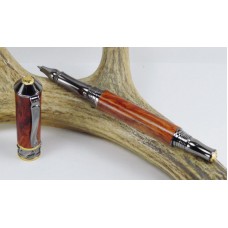 Amboyna Burl Nouveau Sceptre Rollerball Pen