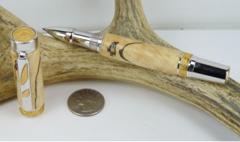 Spalted Maple Imperial Rollerball Pen