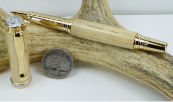 Spalted Maple Triton Rollerball Pen
