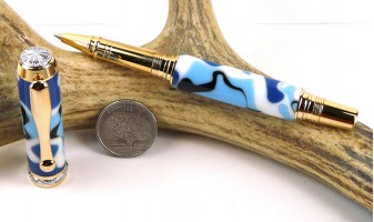 Ocean Camo Triton Rollerball Pen