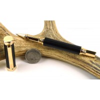 Ebony Rinehart Rollerball Pen