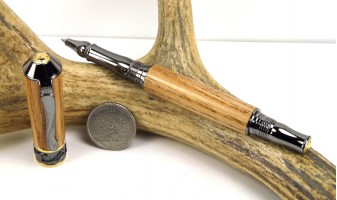 American Chestnut Nouveau Sceptre Rollerball Pen