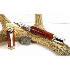 Amboyna Burl Majestic Rollerball Pen