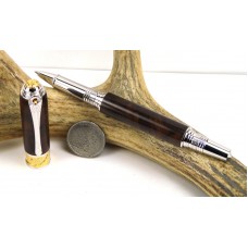 Walnut Burl Art Deco Rollerball Pen