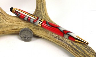 Hot Fire and Cold Ice Euro Stylus Pen