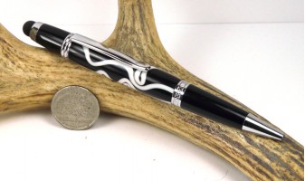 Skunk Swirl Sierra Stylus Pen