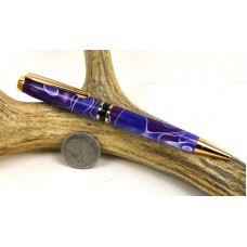 Blue Purple Swirl Elegant American Pen