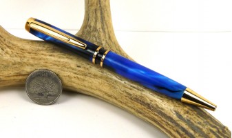 Deep Cobalt Elegant American Pen