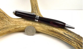 Burgundy Euro Pen