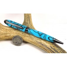 Turquoise Euro Pen