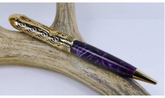 Deep Purple Filigree Pen