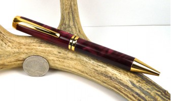 Burgundy Jr Gentleman Twist Pen