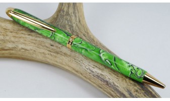 Lime Mesh Presidential Pen