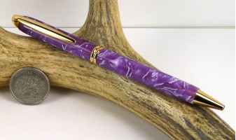 Purple Mesh Presidential Pen