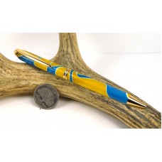 Blue Yellow Swirl Presidential Pen