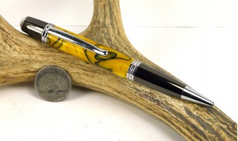 Yellow Black Swirl Sierra Pen