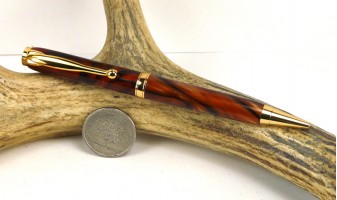 Bronze Marble Comfort Pen