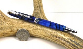 Blue Marble Slimline Pen