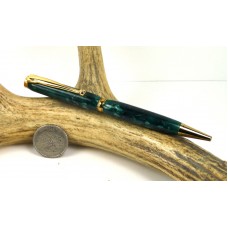 Green Fleck Slimline Pen