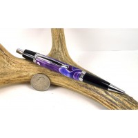 Blue Purple Swirl Sierra Click Pen