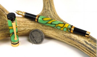 Lemon Lime Ameroclassic Fountain Pen