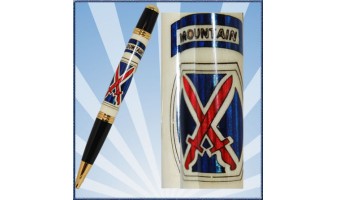 10th Mountain Division Inlay Pen