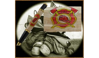 Fire Department Inlay Pen