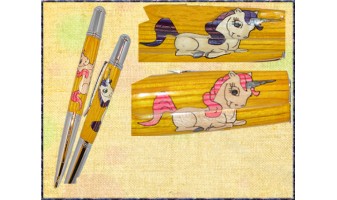Magical Unicorn Inlay Pen