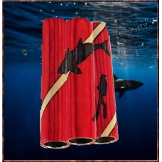 Diver/Shark Inlay Pen