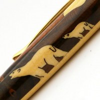 Polar Bear Inlay Pen