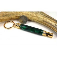 Green Marble Secret Compartment Whistle