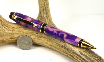 Pink Purple Swirl Cigar Pencil