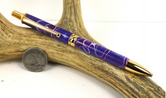 Blue Purple Swirl Power Pencil