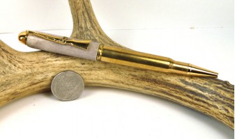 Deer Antler 30-06 Rifle Cartridge Pen