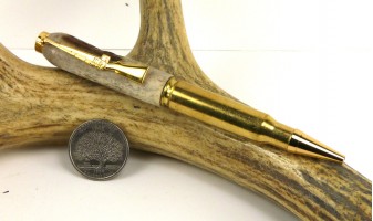 Deer Antler .308 Rifle Cartridge Pen