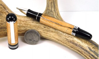Spalted Maple Apollo Rollerball Pen