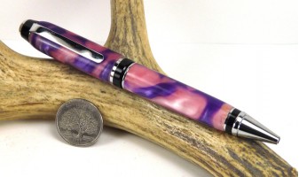 Pink Purple Swirl Cigar Pen