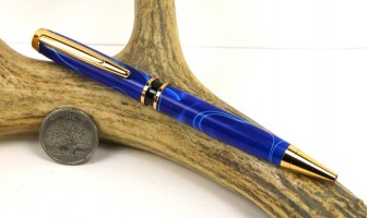 Cobalt Swirl Elegant American Pen