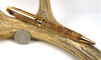 Spalted Maple Euro Pen