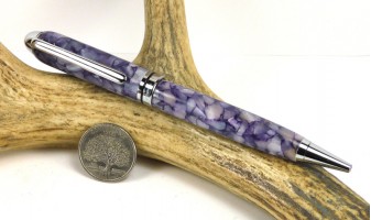 Purple Pebble Euro Pen