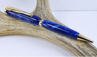 Pearl Blue Slimline Pen